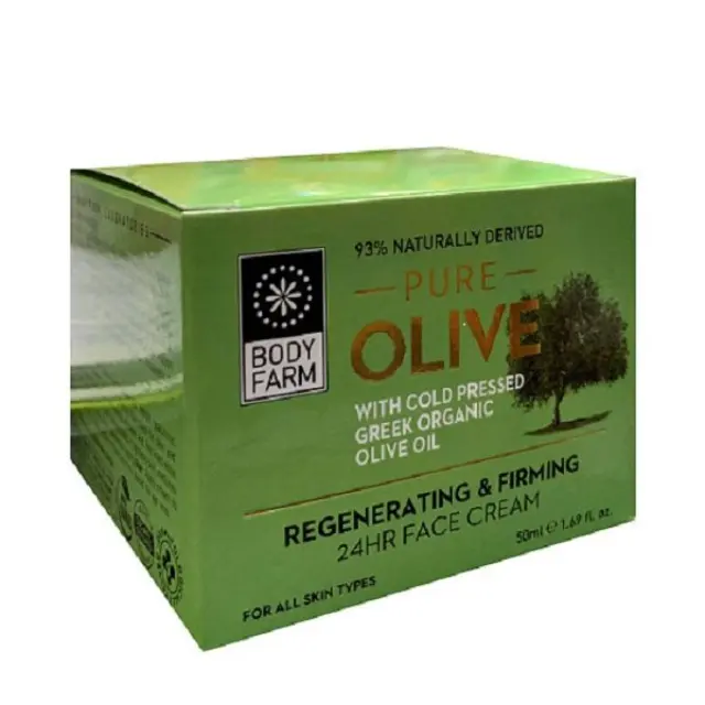 Body Farm Pure Olive 24ωρη Αναπλαστική & Συσφικτική Κρέμα Προσώπου 50ml