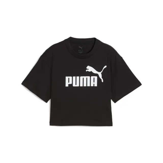 Puma Παιδικό Crop Top Κοντομάνικο Μαύρο 684939-01 - 15-16 χρονών