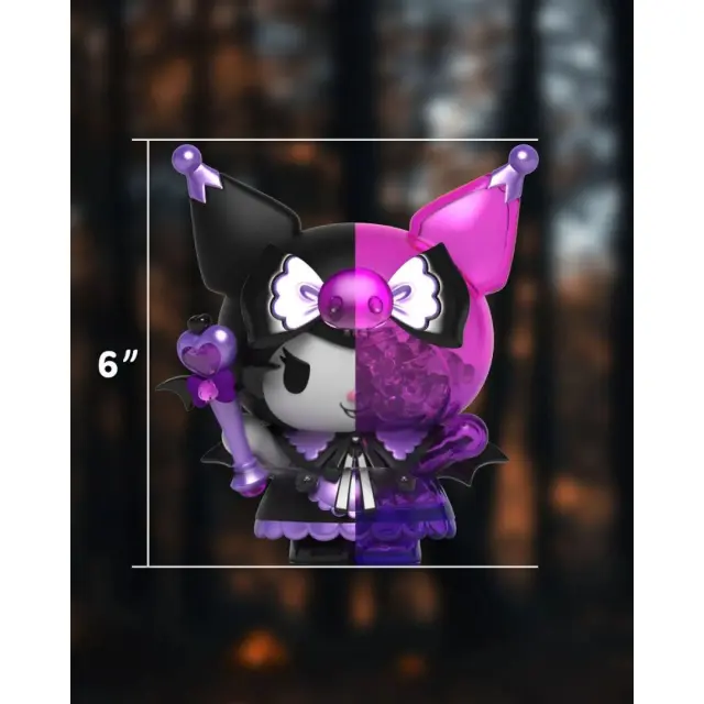 Mighty Jaxx Kandy Sanrio Kuromi Spooky Fun Series Συλλεκτική Φιγούρα 15cm με Halloween Σχεδιασμό + Διάφανο Candy Effect 2