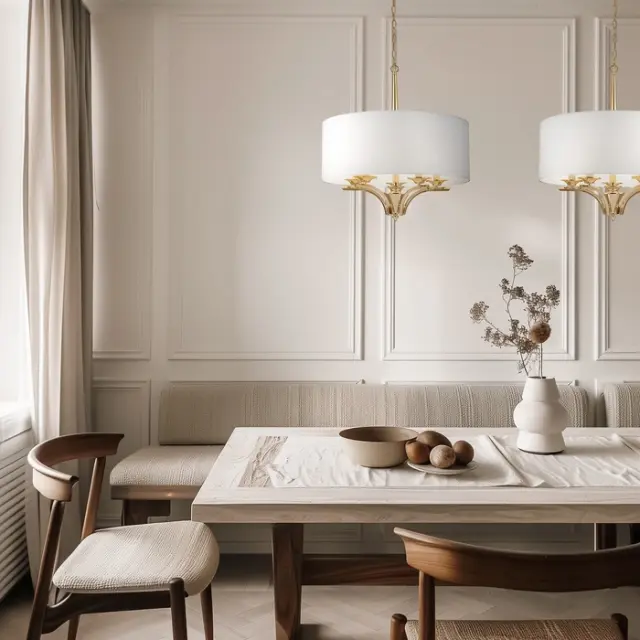 Κρεμαστό φωτιστικό ATLANTA P05797AU-WH – Κλασικό και διαχρονικό Χρυσό 2