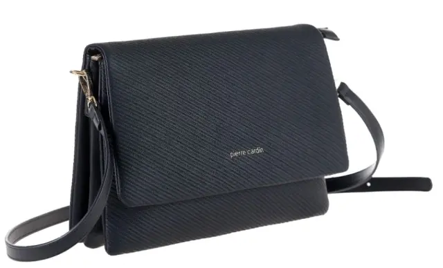 Γυναικεία τσάντα ώμου Pierre Cardin, μπλέ,WX56 67741 2