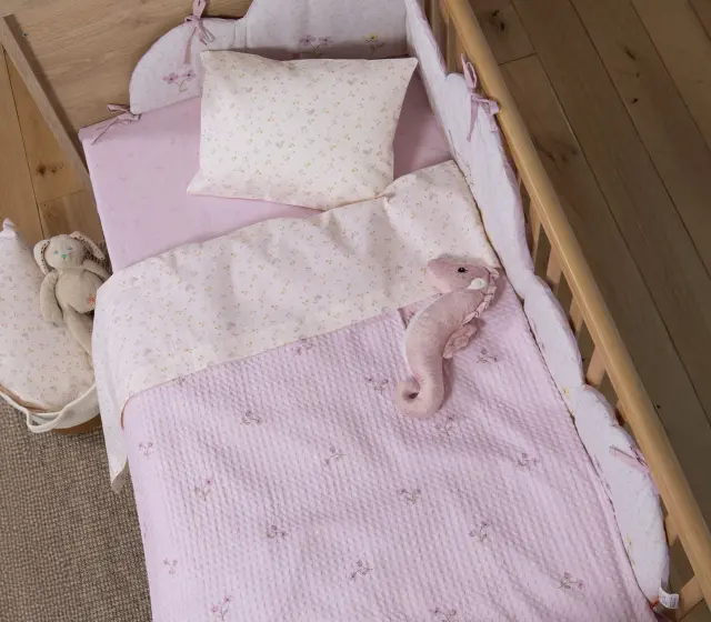 Nef-Nef Cute amp; Sweet βρεφική κουβερτα κούνιας πικέ 110x150cm 039493-1 - OS 2