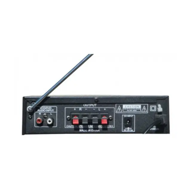 Andowl Ενισχυτής με λειτουργία Karaoke Q-T112 Mini σε Γκρι Χρώμα 2