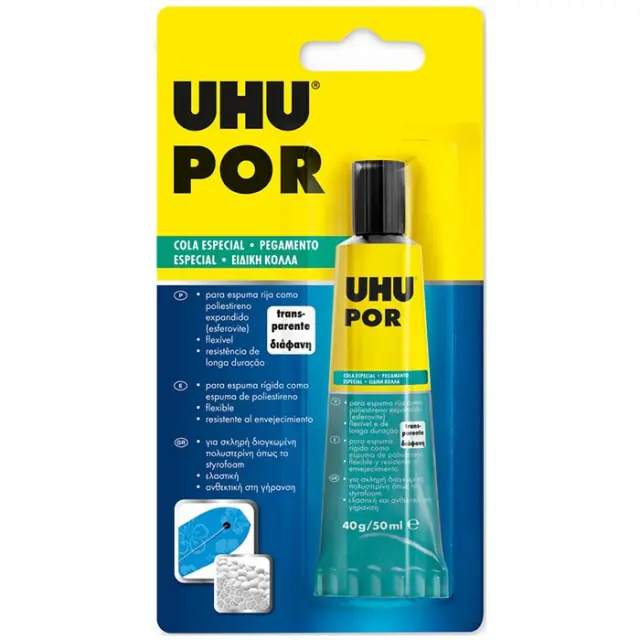 UHU Κόλλα Gel Por Special Glue για Ύφασμα 50ml/ 64376 (UHU)