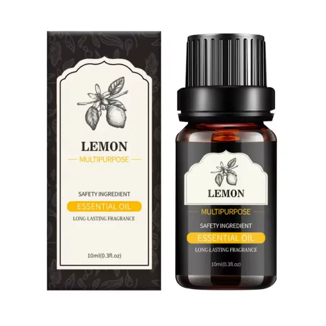 Αιθέριο Έλαιο Λεμόνι 10ml, 100% Φυσικό & Αγνό