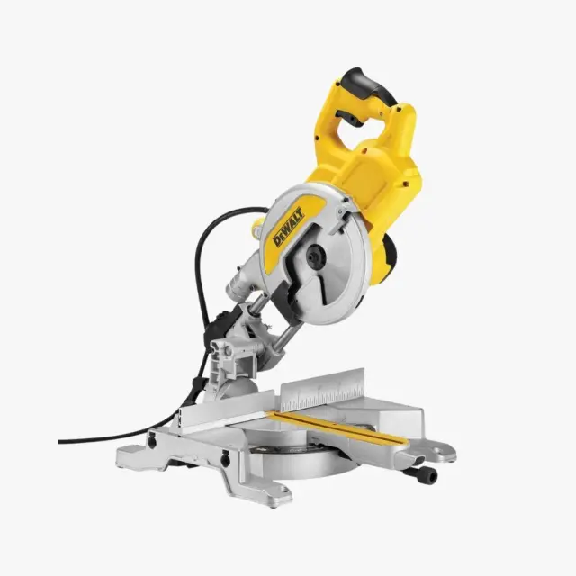 Dewalt DWS777 Φαλτσοπρίονο Ρεύματος Συρόμενο με Ισχύ 1800W, Οδηγό Laser, Δίσκο Κοπής Διαμέτρου 216mm & Ταχύτητα Κοπής 4500rpm 3
