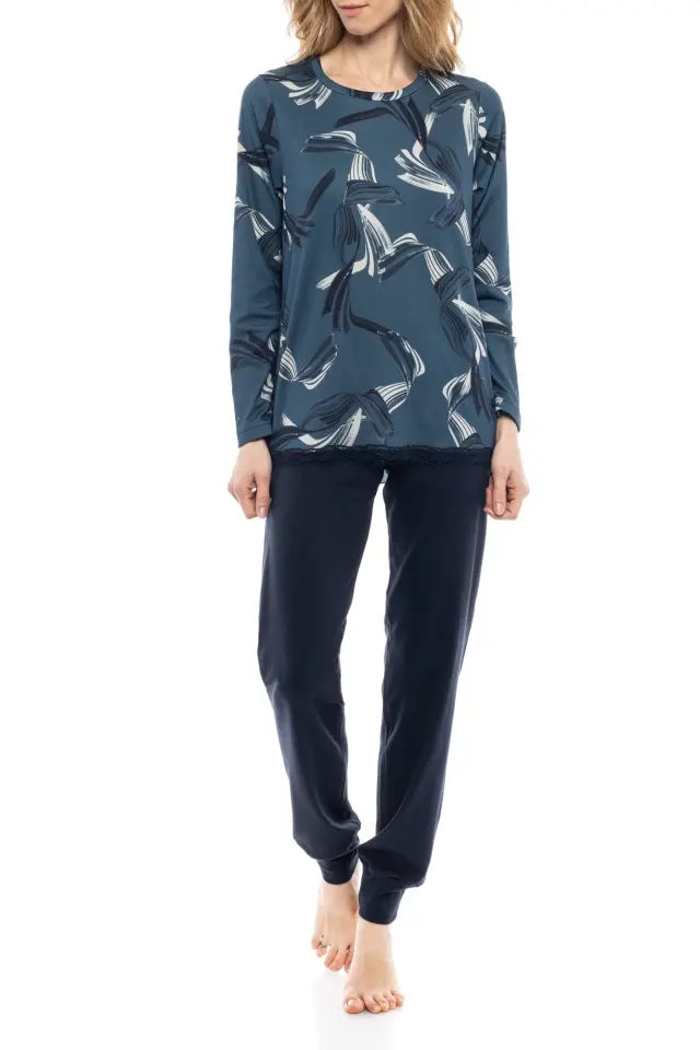 W1167 - Type - PYJAMA BLUE LEAF