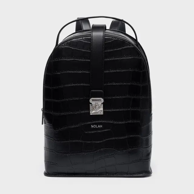 Τσάντα πλάτης Domino Black Silver Nolah