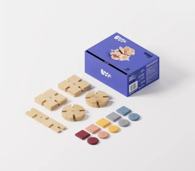 Αισθητηριακά Παιχνίδια Κατασκευών 3+ | Bavvic Mini Set 19τεμ.