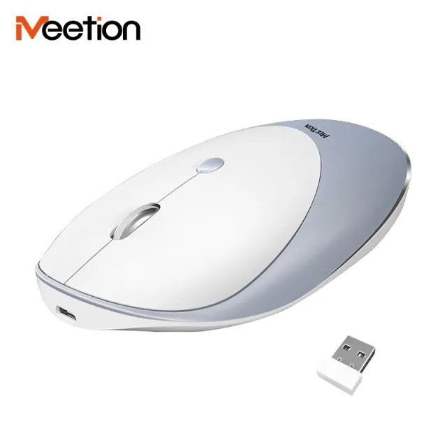 Meetion MT-R600 2.4G Ασύρματο Ποντίκι / Ασημί 17.001.0005 3