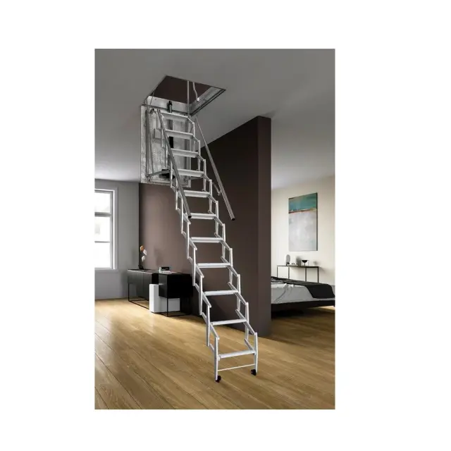 Monotex Scala Motora Σκάλα Ανασυρόμενη Σοφίτας-Ταράτσας 70x130cm με Μέγιστο Ύψος 3m / MOTORA 2