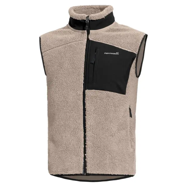Pentagon Summit Sherpa Fleece Vest-Γιλέκο Fleece για Τακτική & Υπηρεσιακή Χρήση - 04DT-DESERT TAN