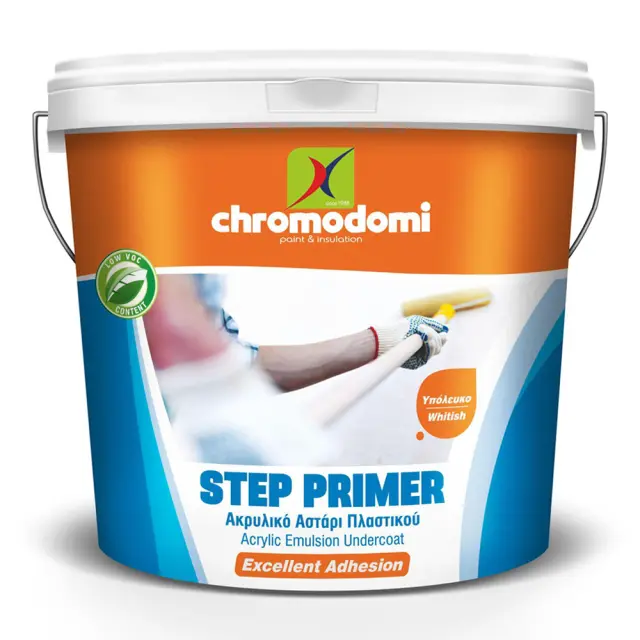 CHROMODOMI STEP PRIMER - ΑΚΡΥΛΙΚΟ ΑΣΤΑΡΙ ΠΛΑΣΤΙΚΟΥ 10lt