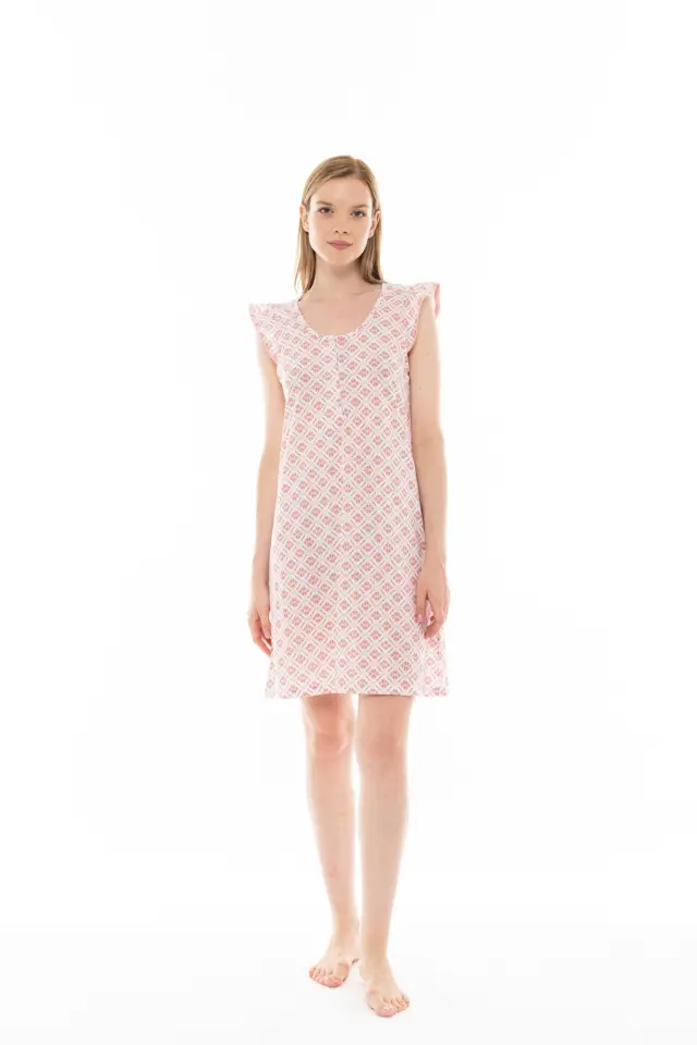 S1272 - Type - NIGHTGOWN PINK GEO - M