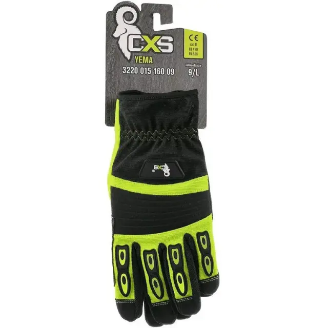Γάντια Εργασίας CXS Yema yellow-black - 10 (XL) 3