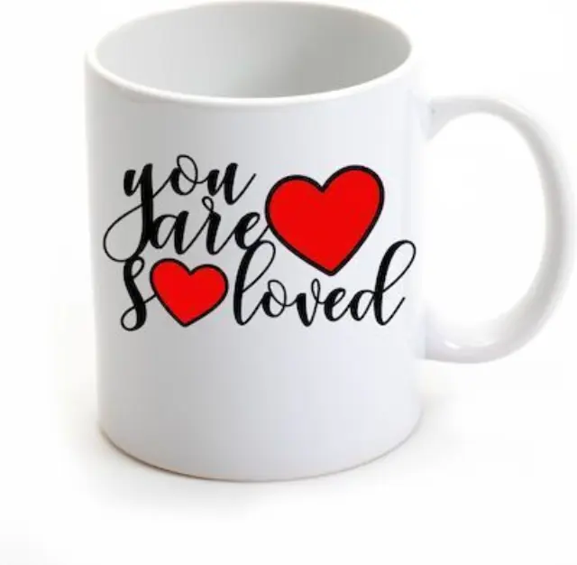 κούπα κεραμική, you are so loved, αγίου Βαλεντίνου 325ml
