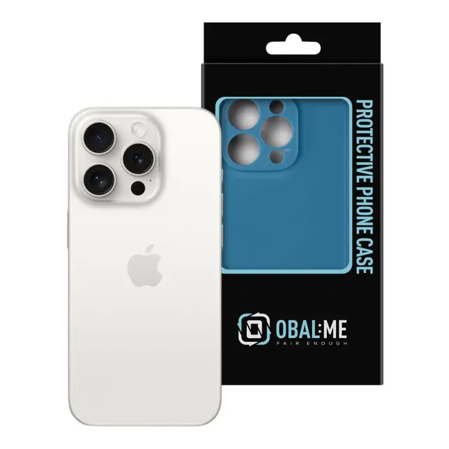 OBAL:ME Matte TPU Case for Apple iPhone 15 Pro Dark Blue 3