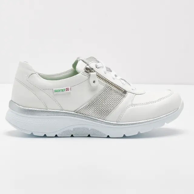 Mephisto/Sano Sneakers Γυναικείο δέρμα Άσπρο SAN/IZAE-S WHITE
