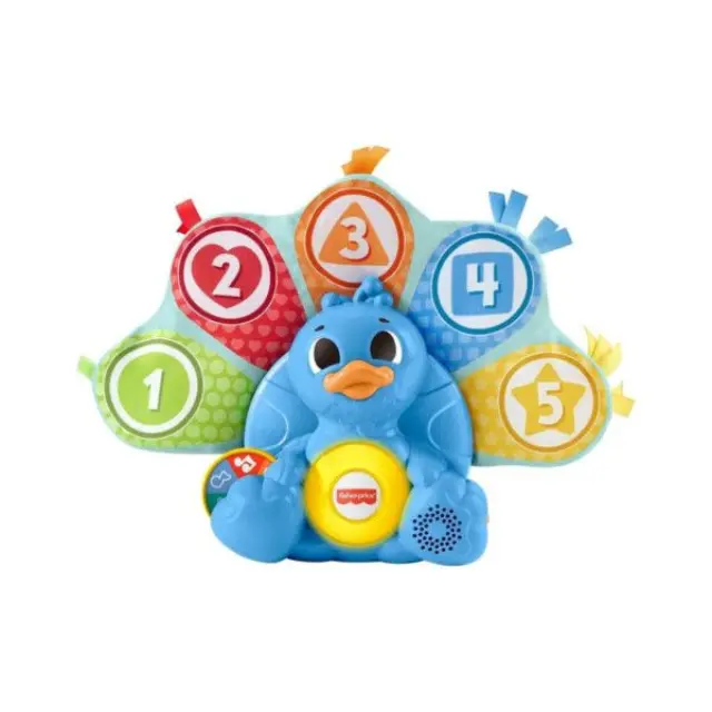 Fisher-Price Linkimals: Παγώνι, Το Χρωματιστούλι (Μιλάει Ελληνικά) (HNN84) 2