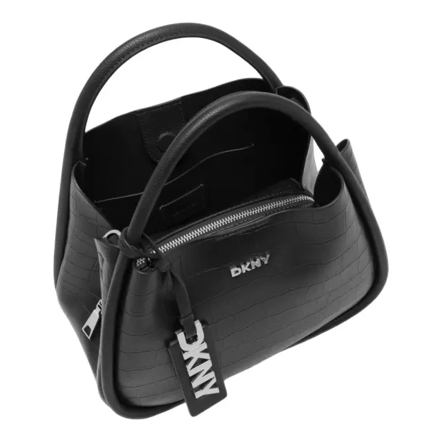 Γυναικεία Τσάντα Ώμου DKNY Capri Md Shopper R63CPK69-BSV Μαύρη Μαύρο - One Size 2