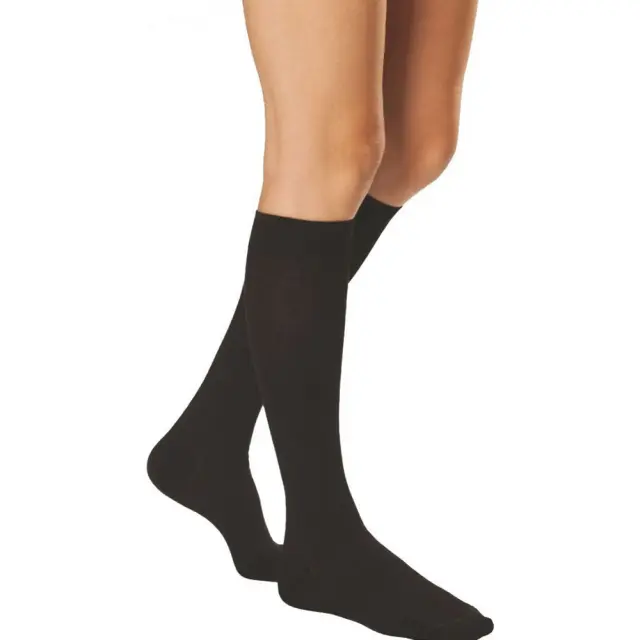 ANATOMIC LINE 6383 Κάλτσες Κάτω Γόνατος Διαβαθμισμένης Συμπίεσης Ανδρικές 17-22 mmHg Μαύρες - S