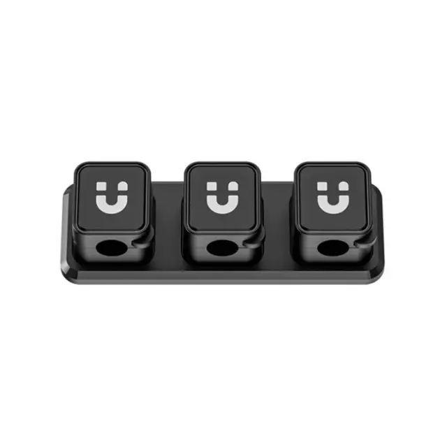 Unitek SnapHold Magnetic Desk Cable Organizer (3+1 Set) (T1117ABK01)