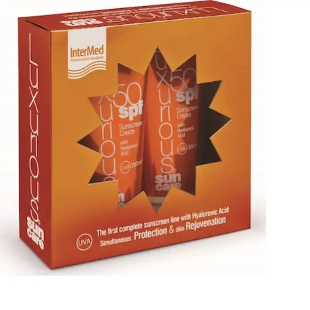 Intermed Luxurious Sun Care Pack Σετ με Αντηλιακή Κρέμα Προσώπου SPF50, 75ml + Αντηλιακό Γαλάκτωμα Σώματος SPF50, 200ml