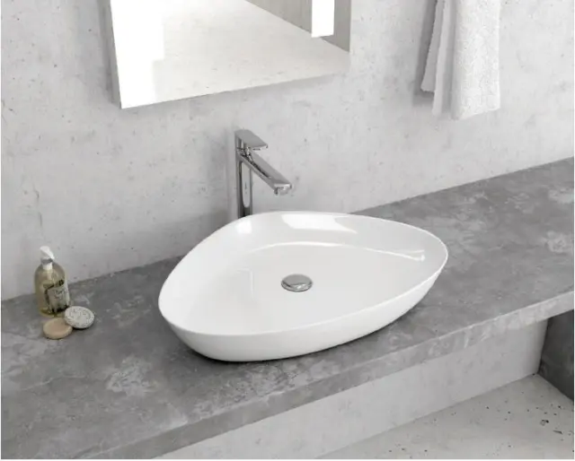 Νιπτήρας επικαθήμενος LT 1131 KARAG 59x41x10cm 3