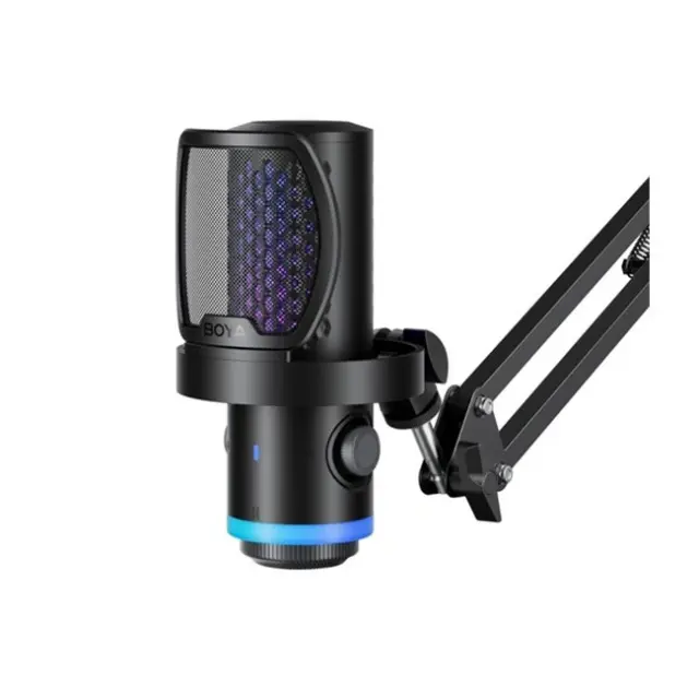 BOYA Μικρόφωνο CastMic G40B Wired Gaming with Arm USB-C Black