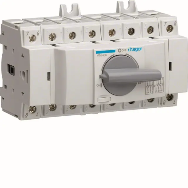 Modular change-over switch 4x80A