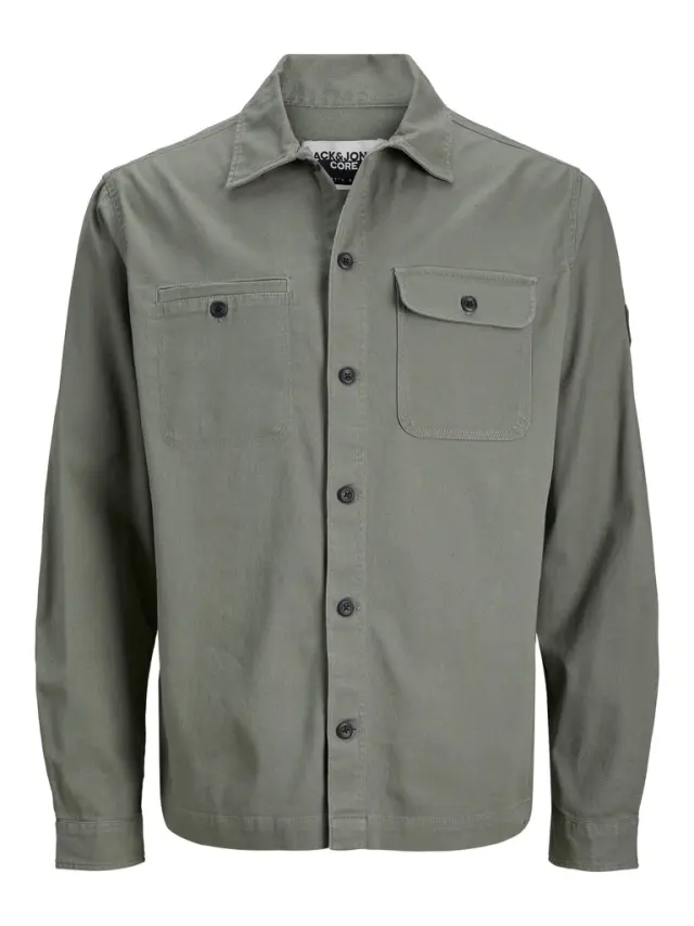 JCOCLASSIC BEN OVERSHIRT LS RELAXED NOOS agave green