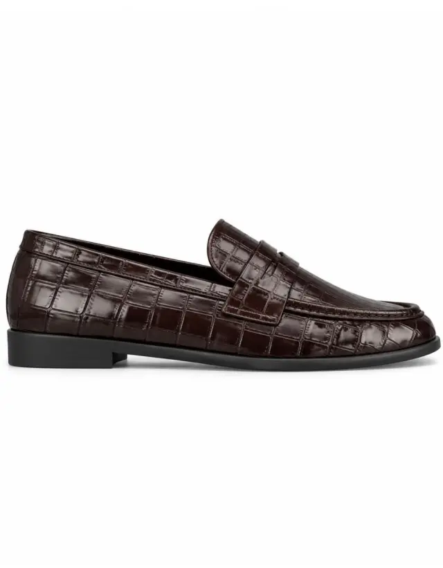 Loafers κροκό μέ στάφα - 36 2