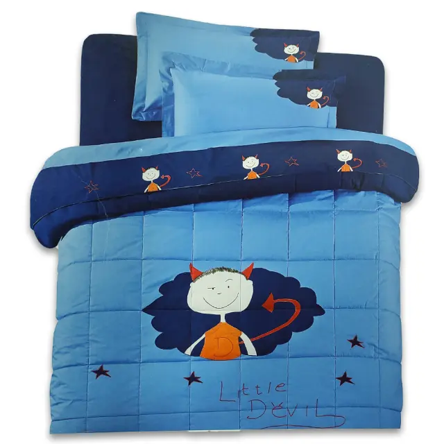Κουβερλί σετ 2 τμχ μονό 160x240cm Das home kid 3973