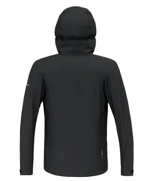 Salewa Puez Aqua 2.5L Powertex Jacket Black Ανδρικό Αδιάβροχο 2