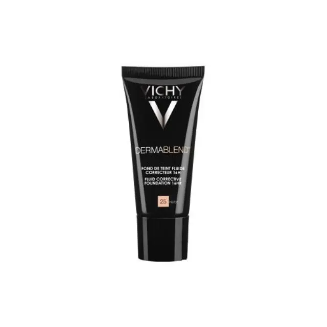 VICHY Dermablend Fluid Make Up 25 - Nude Διορθωτικό Make-Up Υψηλής Κάλυψης έως 16hrs, 30ml