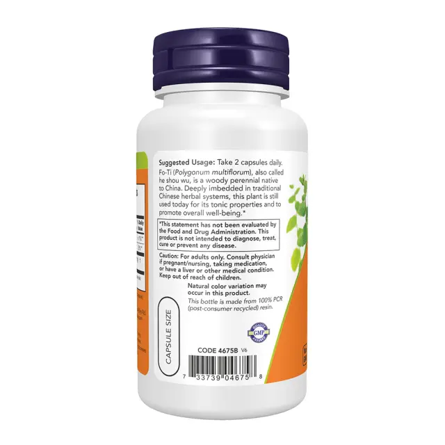 Now Foods Fo-Ti 560mg 100 κάψουλες 3