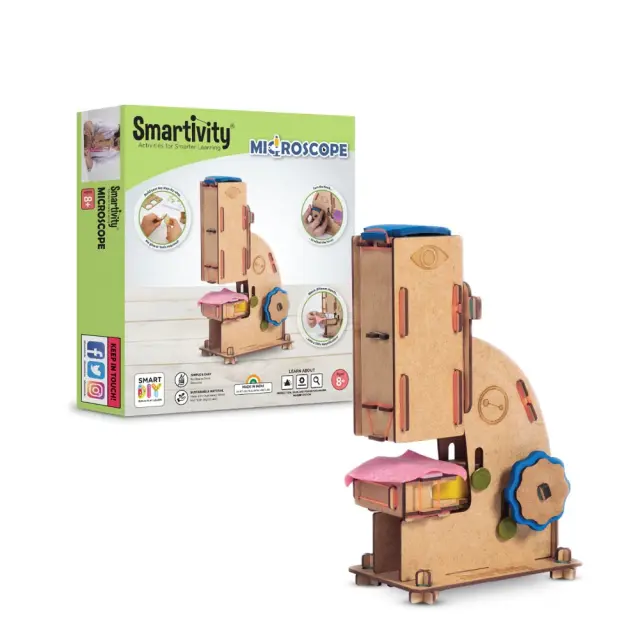 Smartivity DIY Κατασκευή 'Μικροσκόπιο' μεγέθυνση x100 8+ ετών 797105