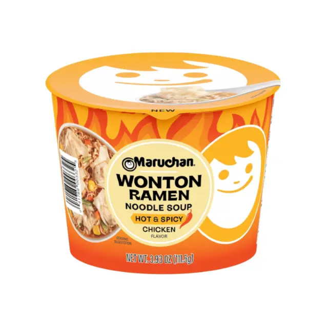 Maruchan Wonton Ramen Hot & Spicy Chicken Noodle Soup 104,8gr