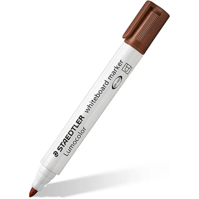 Staedtler Lumocolor Μαρκαδόρος Ασπροπίνακα - Καφέ