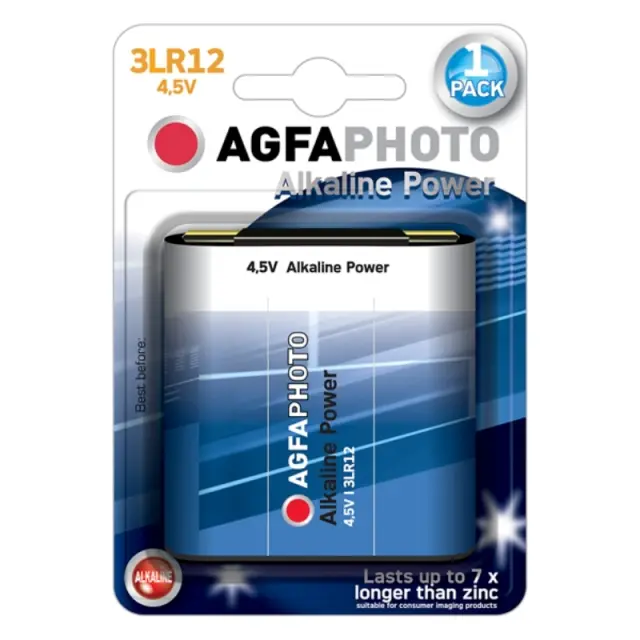 Agfa Μπαταρία Αλκαλική 4,5V 1 Τεμάχιο