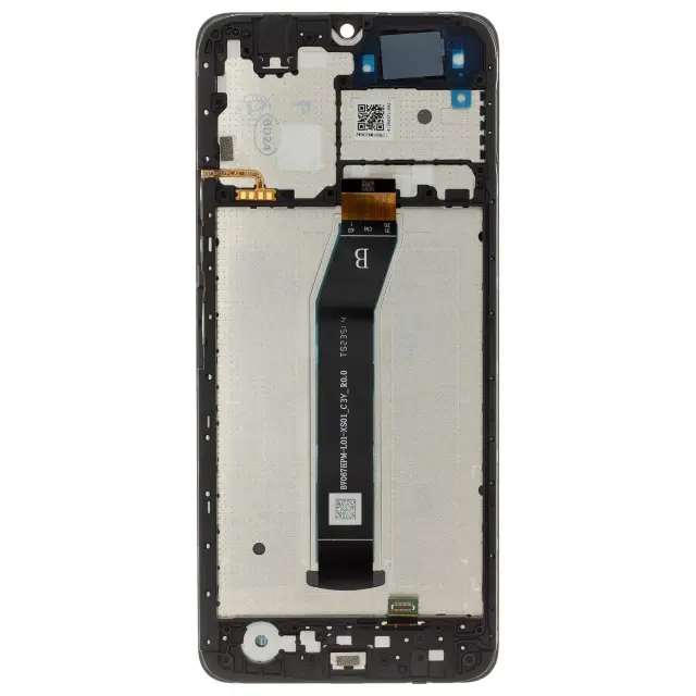LCD Display + Touch Unit + Front Cover for Xiaomi Redmi A3 Black (Service Pack) 2