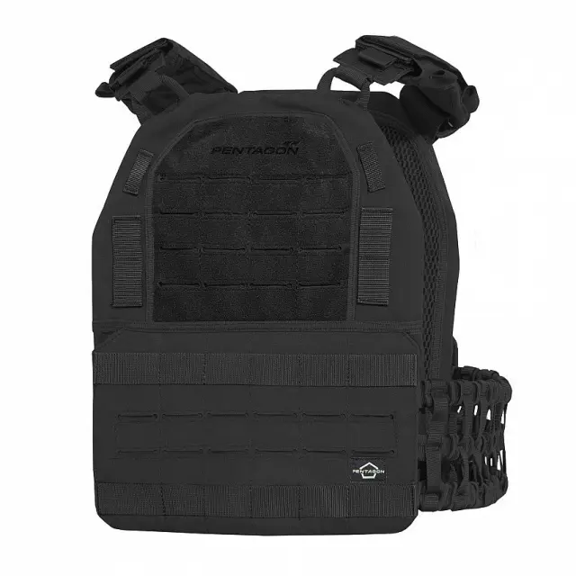 Pentagon Aspis Vest-Γιλέκο για Τακτική-Υπηρεσιακή Χρήση - 01-Black-Μαύρο