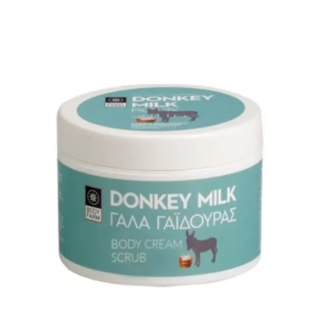Bodyfarm Donkey Milk Body Cream Scrub 200ml (Κρέμα Απολέπισης με Γάλα Γαϊδούρας)