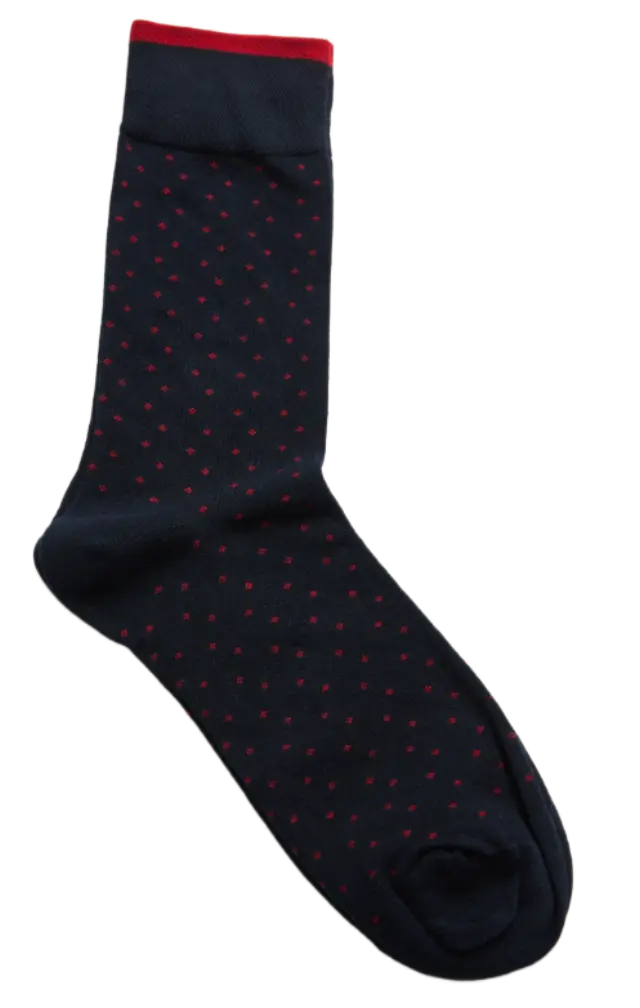FunkyBuddha ανδρικές κάλτσες με micro pattern FBM014-360-10-3 2