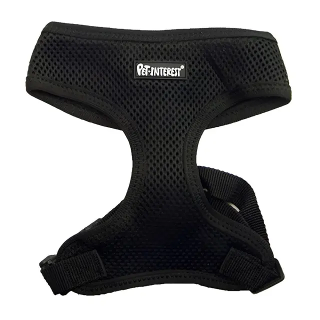 Pet Interest Σαμαράκι Σκύλου Mesh Harness Large Μαύρο 48-65cm/20cm