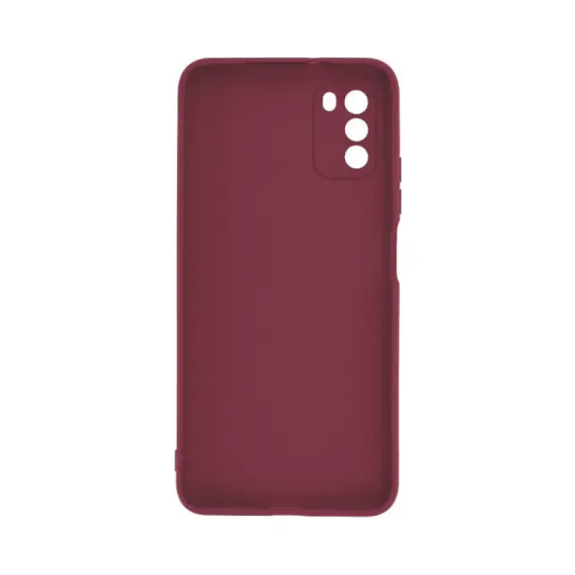 Θήκη Senso Liquid Silicone για Xiaomi Poco M3 Μπορντώ 2