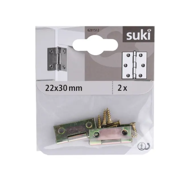 Μεντεσές 22x30mm PASSIVAT SLIM 2