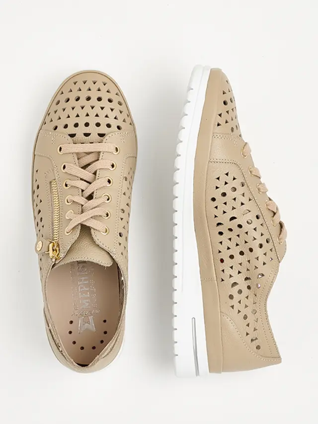 Mephisto Sneakers Γυναικείο δέρμα Μπεζ MEP/JUNE PERF L/TAUPE - 41 3