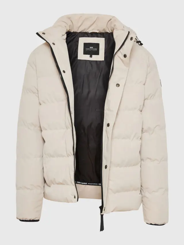 Funky Buddha Puffer Jacket Stone FBM008-036-01 - L 3