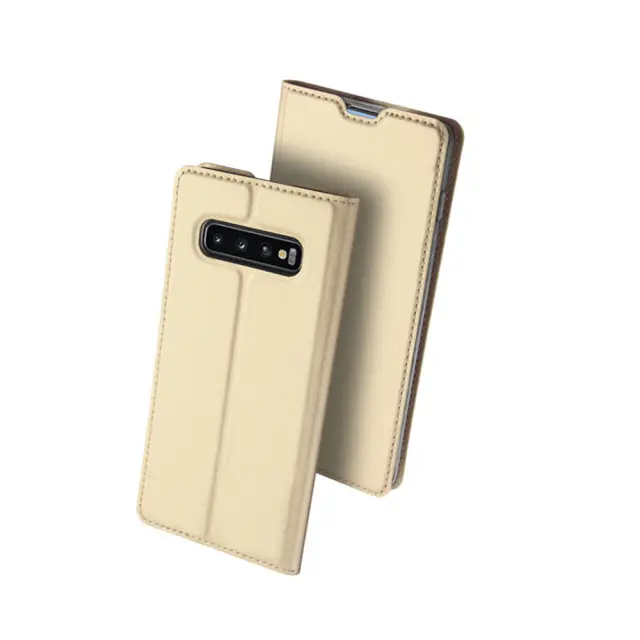 Dux Ducis Skin Pro Series Θήκη Book για Samsung Galaxy S10 Plus Χρυσή 3